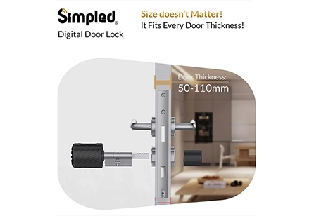 installation process of electronic front door lock in UK