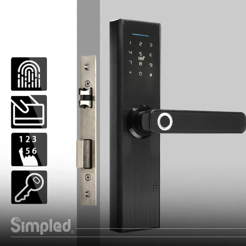 Automatic Front Door Lock with fingerprint scanner