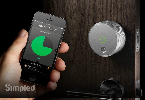 bluetooth Fingerprint Door Handle 