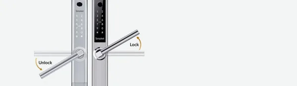 double sided Weatherproof Smart Lock 