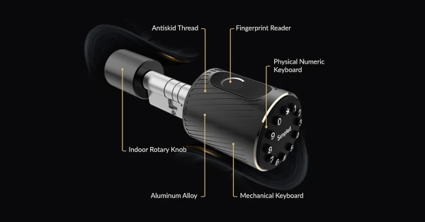 smart Electric cylinder Door Lock 