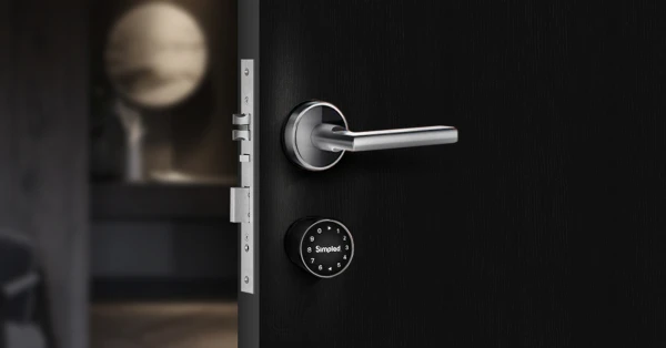 Electric Door Lock with handle