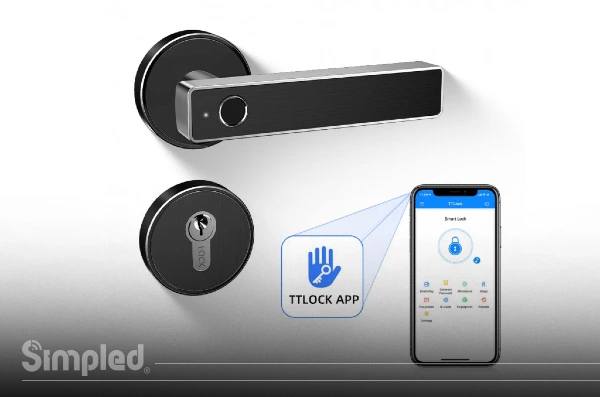 Simpled Smart Security Locks for French Doors